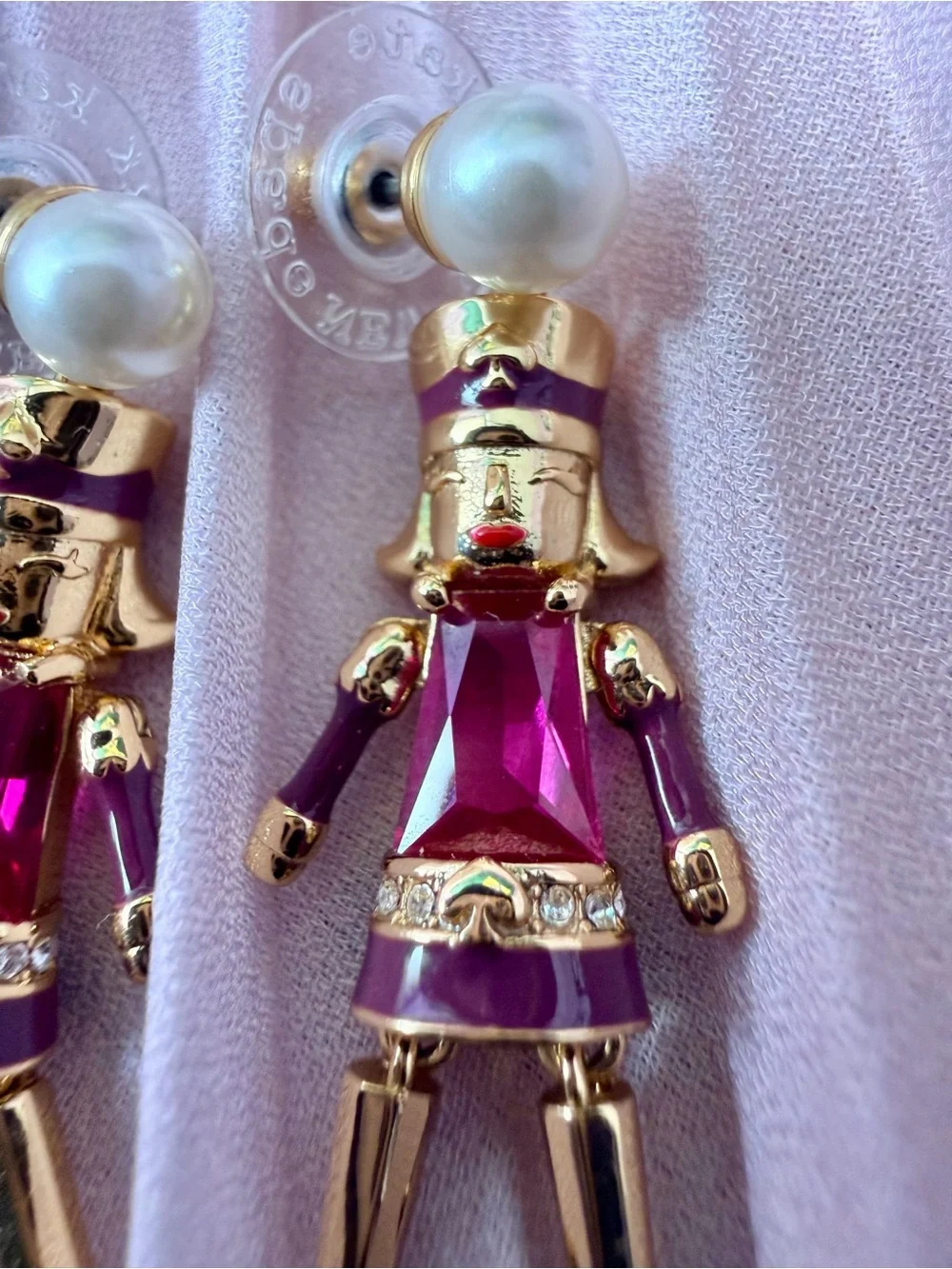 Kate Spade Oh What Fun Nutcracker Earrings